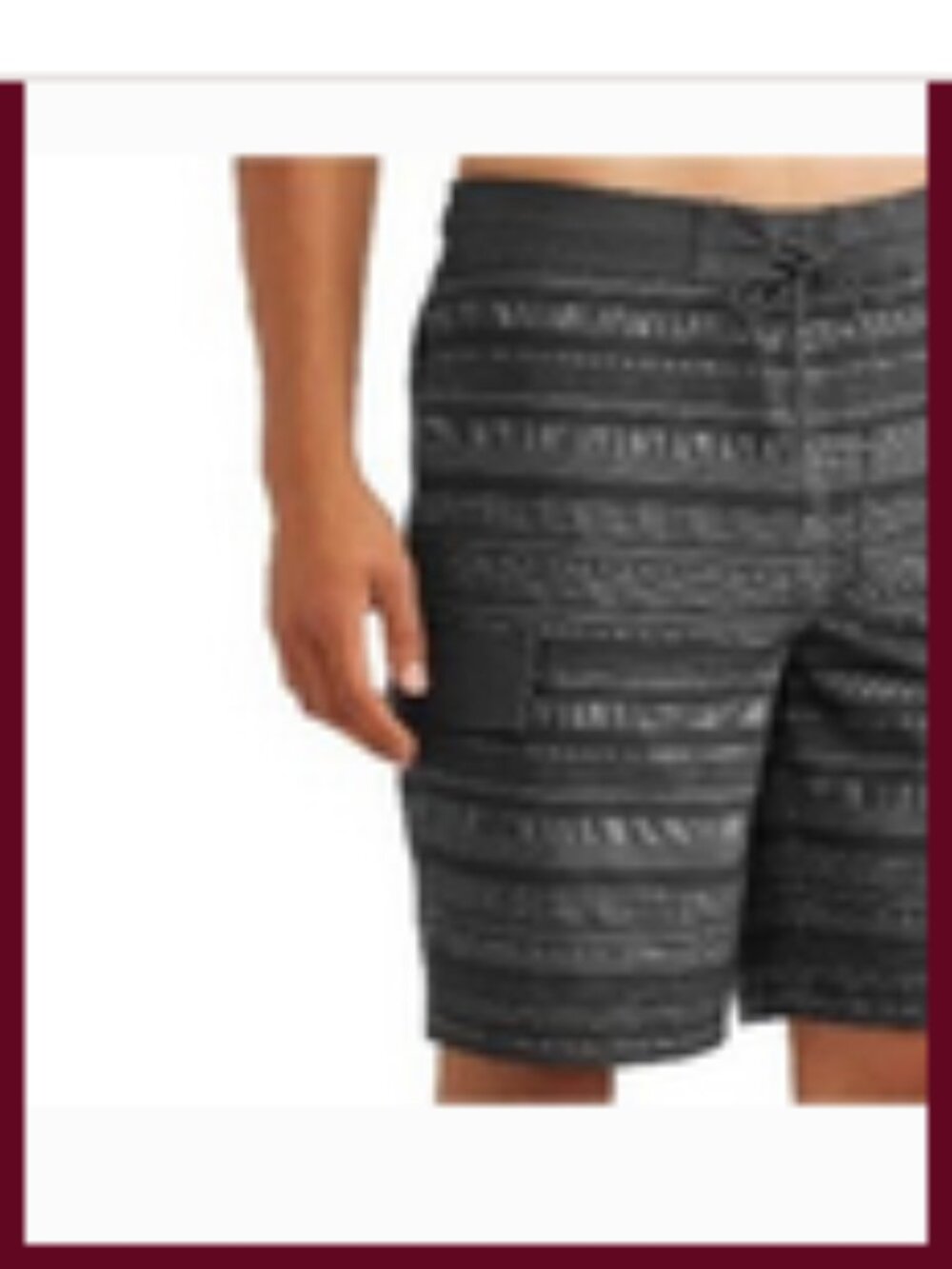 Swim e-board trunks mens new size 3XL waist 48-50" George 90% polyester spandex